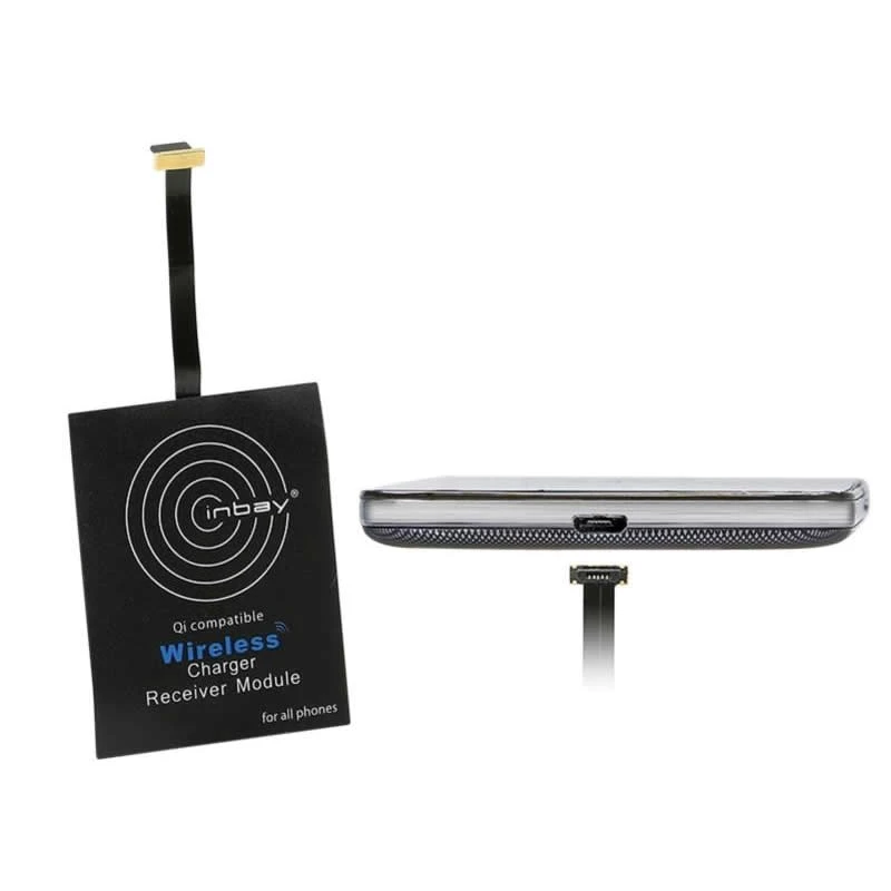 ACV - Inbay® Universaler Induktiver Qi-Ladeempfänger USB Unten 1 ACV - Inbay® Universaler Induktiver Qi-Ladeempfänger USB Unten