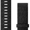 Garmin - QuickFit 26-Uhrenarmbänder Schwarzmeliertes Nylon