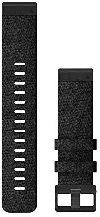 Garmin - QuickFit 26-Uhrenarmbänder Schwarzmeliertes Nylon