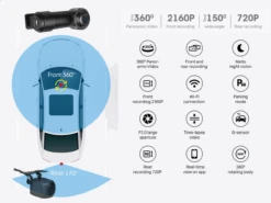 ACV - 360° Panaroma Dashcam Mit Nachtsicht + Heckkamera Mit Nachtsicht + Heckkamera -Klang Garage 64921 6 1280x1280