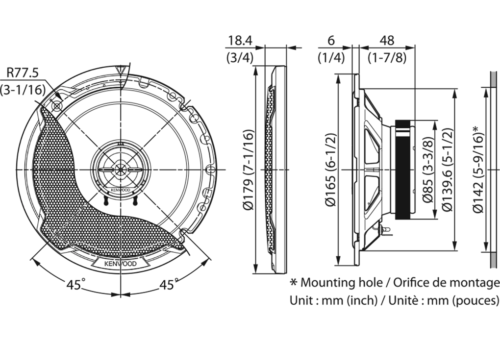 Kenwood - KFC-PS1796 2 Kenwood - KFC-PS1796 – Bild 2