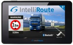 IntelliRoute - TR6000DVR LKW- Navigationssystem Inkl. Dashcam + RV-Kameraanschluss