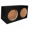 CHP - Leergehäuse 64 L Geschlossen Aus MDF Mit Filz+Terminal Für 2 X 30er Subwoofer