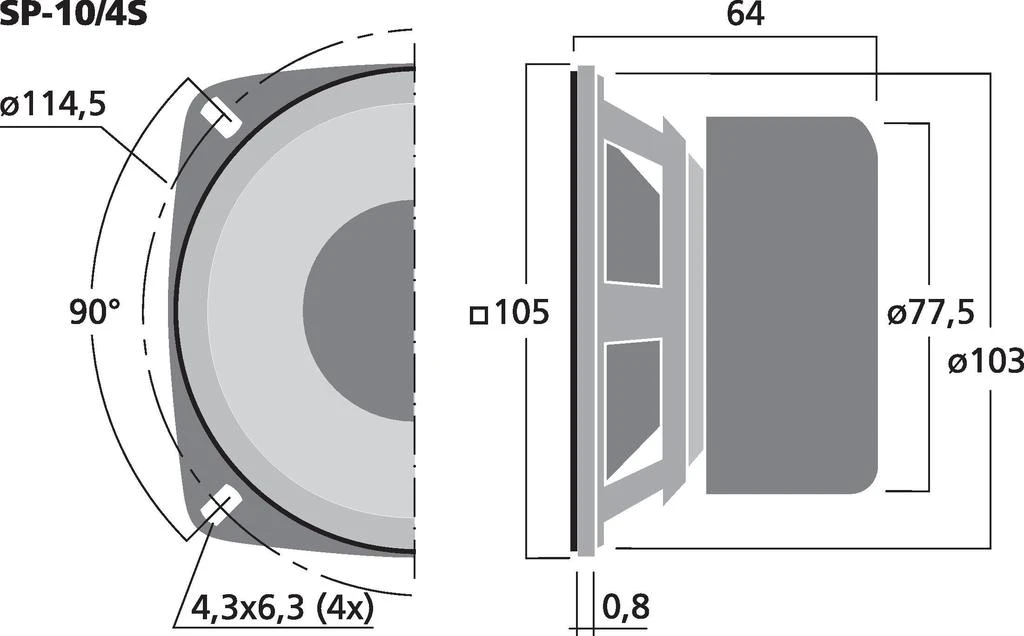 MONACOR - SP-104S 1 MONACOR - SP-104S