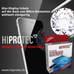 Hiprotec - Pure Diamond Display Protection -Klang Garage Hiprotec rot Foto VPG mit Diamant 1280x1280